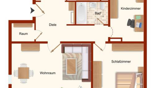 SEHR gepflegte Wohnung mit TOP Nolte Küche, nähe Berliner Freiheit